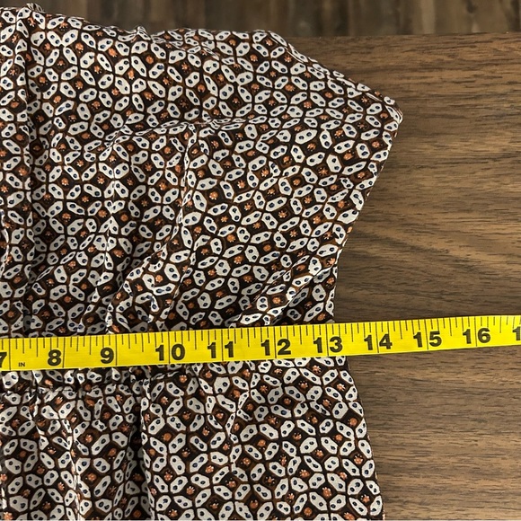 Madewell Black and White Patterned Dress - Picture 9 of 12